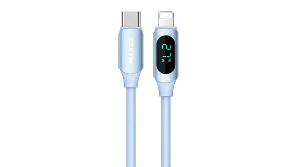 Maxco MS06CL Silicone Cable 27W Type-c to Lightning with Digital ...