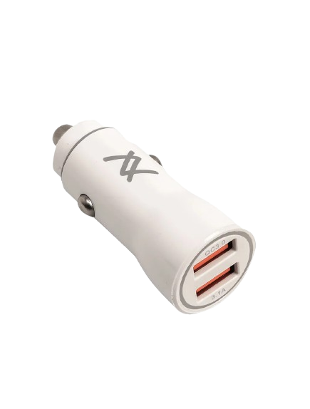 l'avvento Car Charger MP319 QC3 Dual USB 18W - White