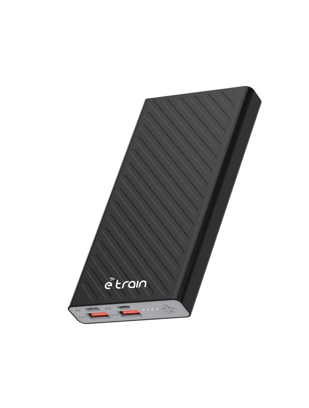 E-train Power Bank 10,000 Mah, Dual Input & Output Total power 10.5W - Black