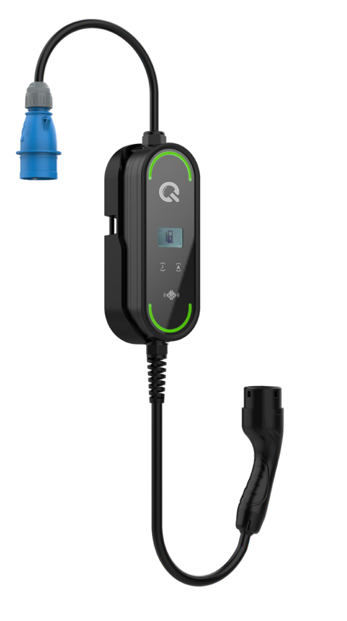 Quikr Smart Portable Charger 2-in-1, 22 kw, Type 2, 6m Cable (2-Years Warranty)