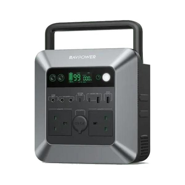 RAVPower 712Wh | 600W Portable Power Station - Black