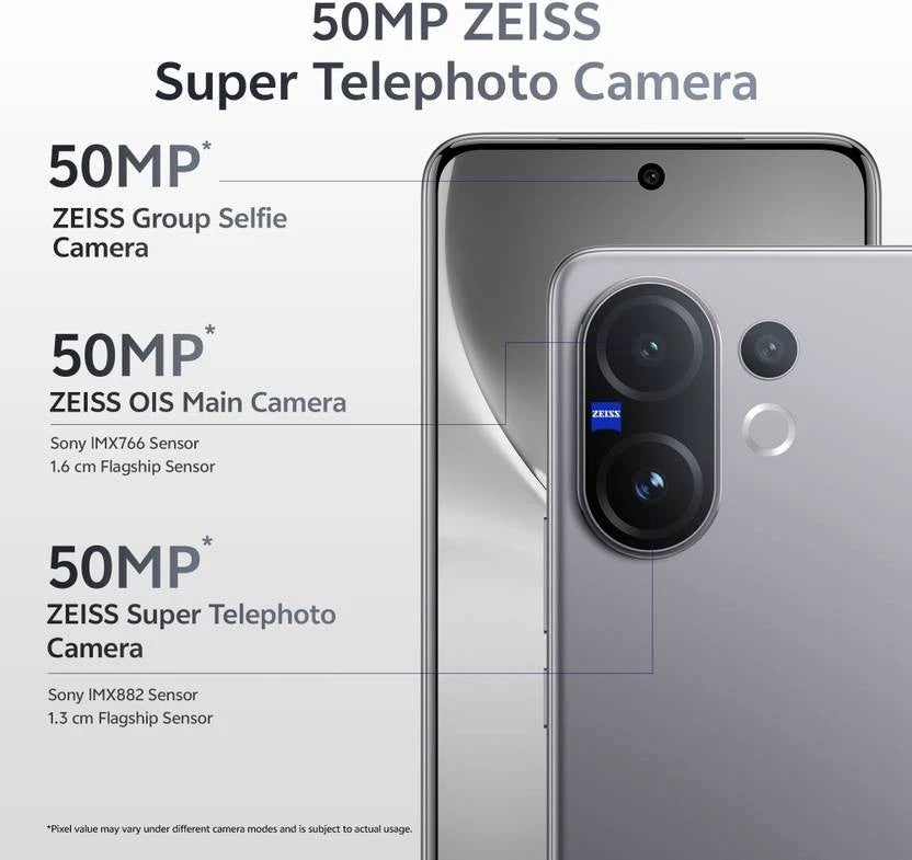 Vivo V60 5G - 12GB Ram - 256GB Storage + Vivo Earbuds TWS Gift (ضمان الوكيل)