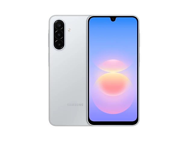 Samsung Galaxy A18 4G in grey, front view