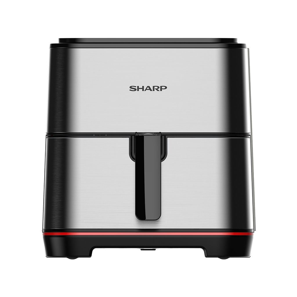 SHARP Air Fryer 1650-Watt, 7 Liter Electronic Touch Screen Glass Panel, Stainless KF-AF70RT-ES2