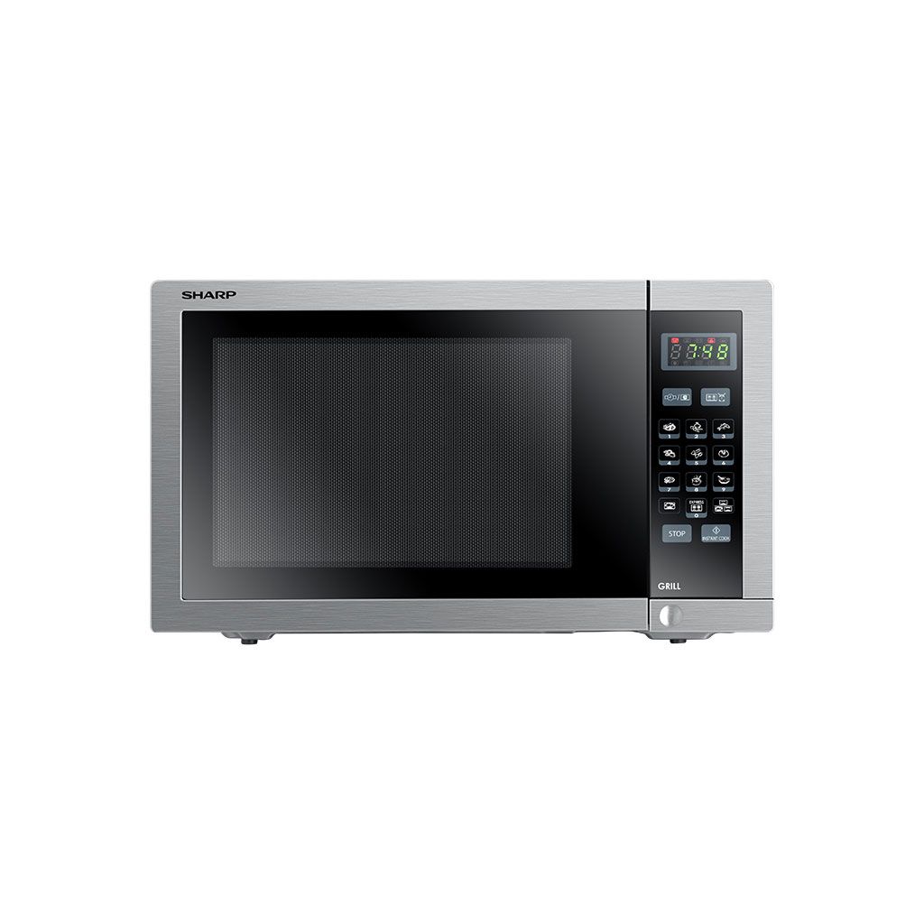 SHARP Microwave Grill 34 Liter 1000 Watt 9 Menus Stainless R-770AR(ST)