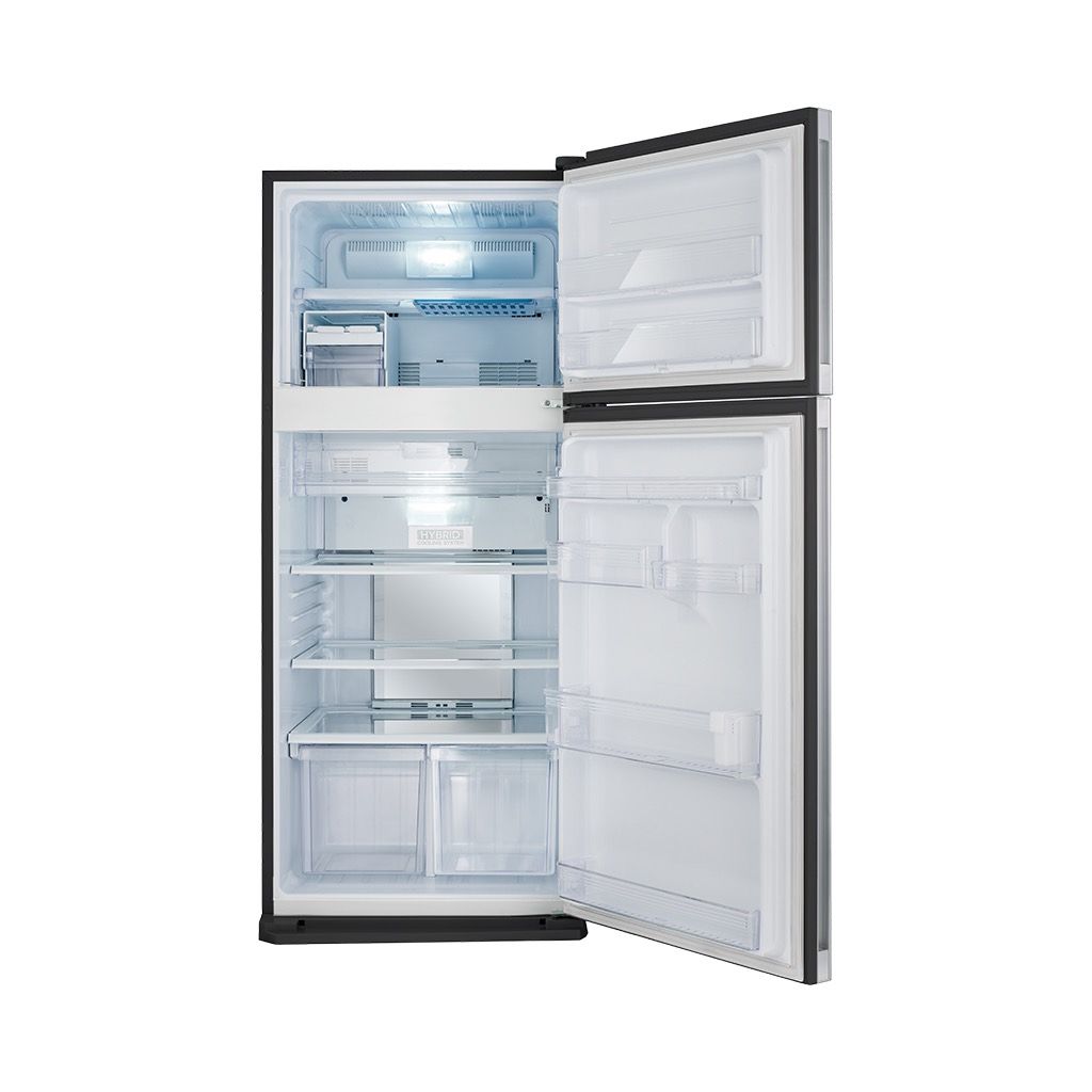 Sharp Refrigerator 2 Door 450 Litre No Frost with Digital Screen Black SJ-PV58G-BK