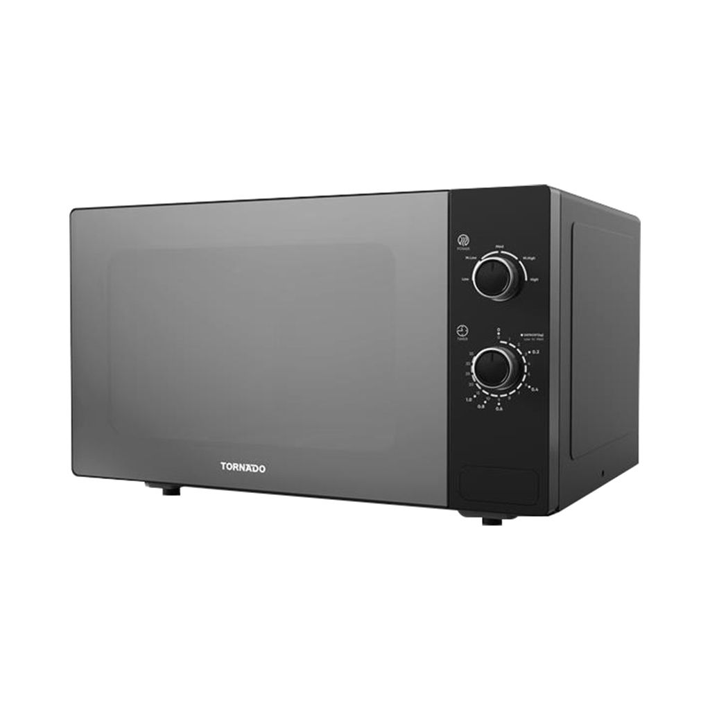 Tornado Microwave Solo 25Liter 900W - Black - TMMS-25EL-BKS