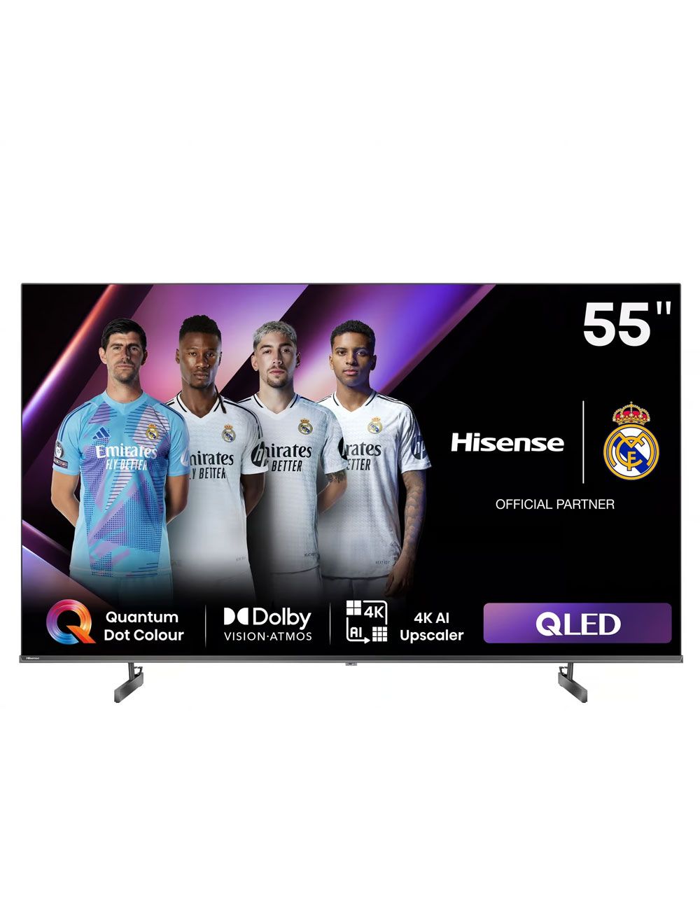 <tc>تلفزيون هايسنس الذكي 55 بوصة QLED 4K بتردد 60Hz – موديل 55Q6N</tc>