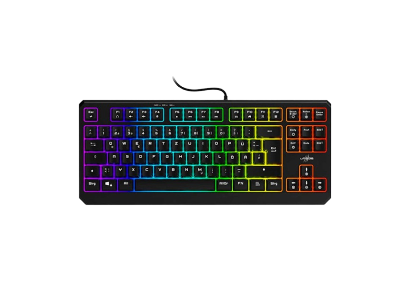 uRage Exodus 450 Metal Gaming Keyboard - Black