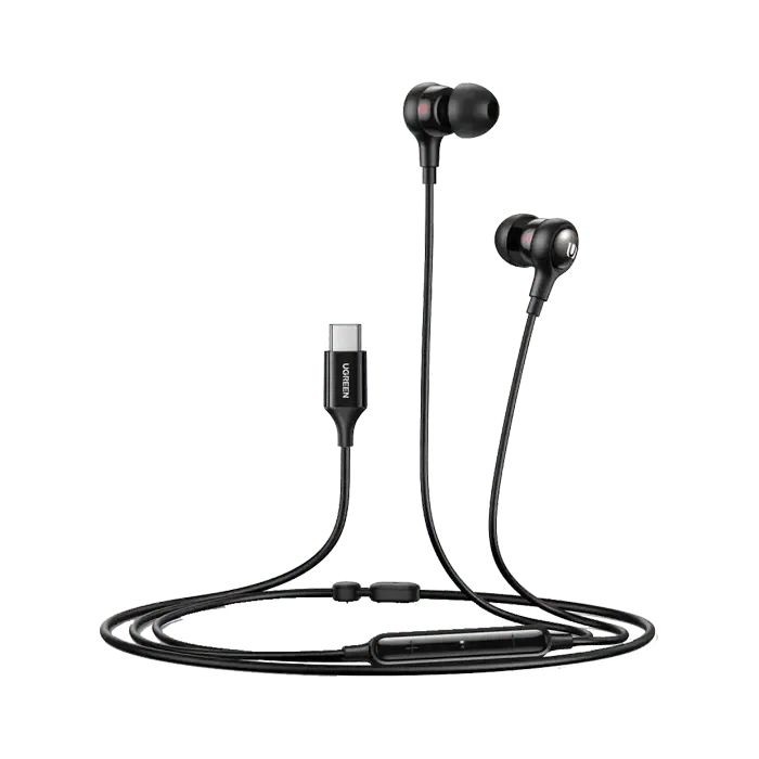 Ugreen In-Ear EarPhones with Type-C Connector - Black - XPRS