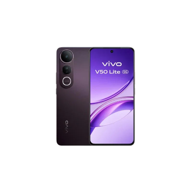 vivo v50 lite 5g front back view