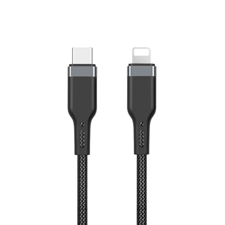 Wiwu PT04 Platinum Cable Type-C To Lightning 1.2M - Black