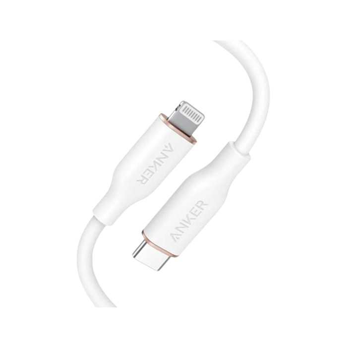 Anker PowerLine III Flow USB-C With Lightning Connector 0.9m - White - XPRS