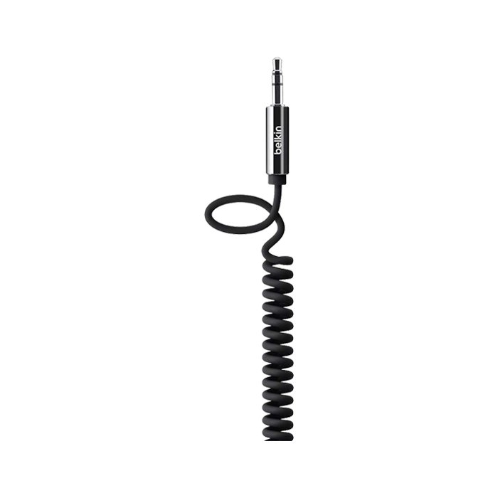Belkin AV10126CW06 MIXIT Coiled 3.5mm Aux Cable Black - XPRS