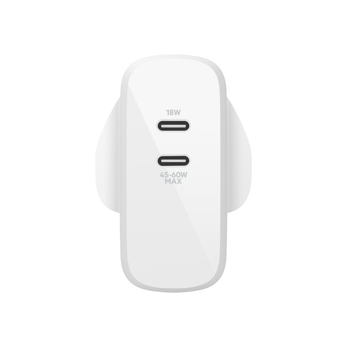 Belkin-Boost-Charge-Dual-USB-C-PD-GaN-Wall-Charger-63W - XPRS