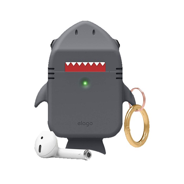 Elago EAP-SHARK-DGY Shark Case For Apple Airpods Dark Gray - XPRS
