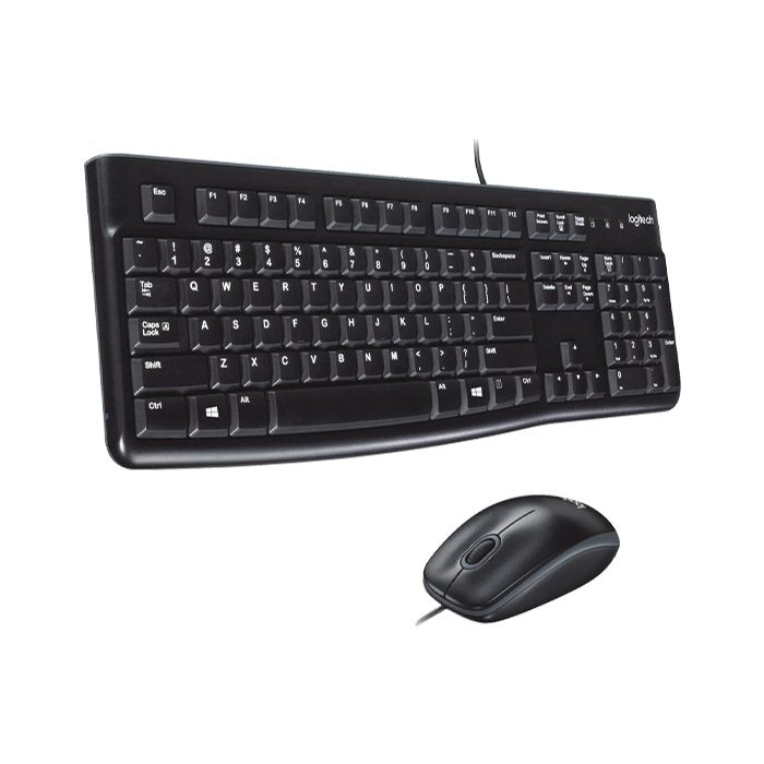Logitech MK120 USB Keyboard and Mouse Combo - Black - XPRS