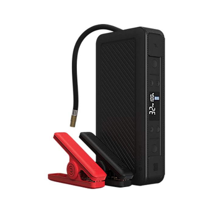 Mophie Powerstation go rugged compact portable battery with USB-A ports With Air Compressor Black - XPRS