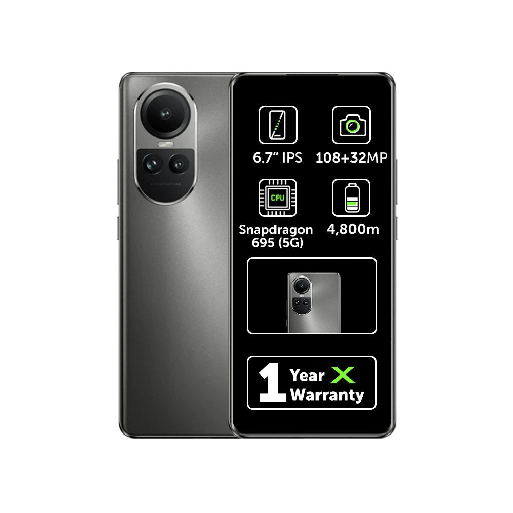 Oppo Reno10 5G 8GB 256GB (1 Year Warranty) - XPRS