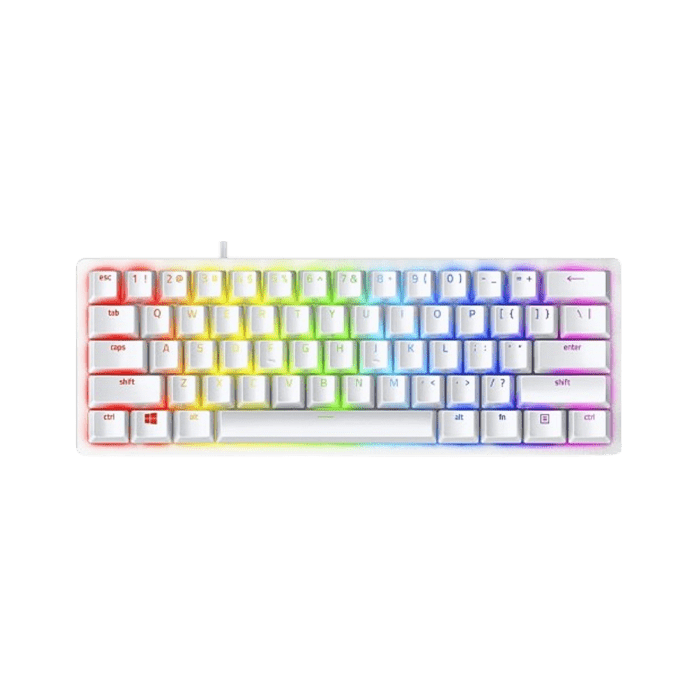 Razer HUNTSMAN Mini Gaming Keyboard Mercury Edition (Purple Switch) - XPRS