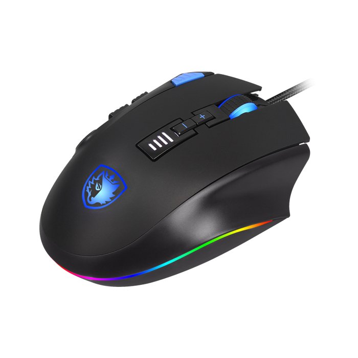 Sades Axe Gaming Mouse S12 - Black - XPRS