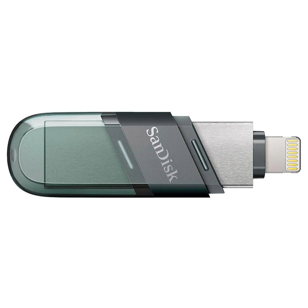 SanDisk 64GB iXpand Flash Drive Flip - Sea Green - XPRS