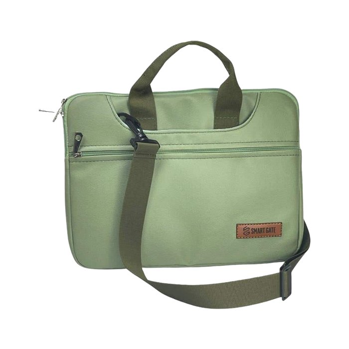 Smart Gate SG-9022 Advantage MacBook Bag Leather 14 Lime - XPRS