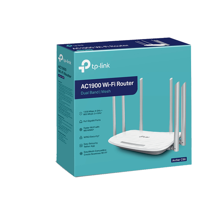 TP-Link Archer C86 | AC1900 Wireless MU-MIMO Wi-Fi Router - XPRS